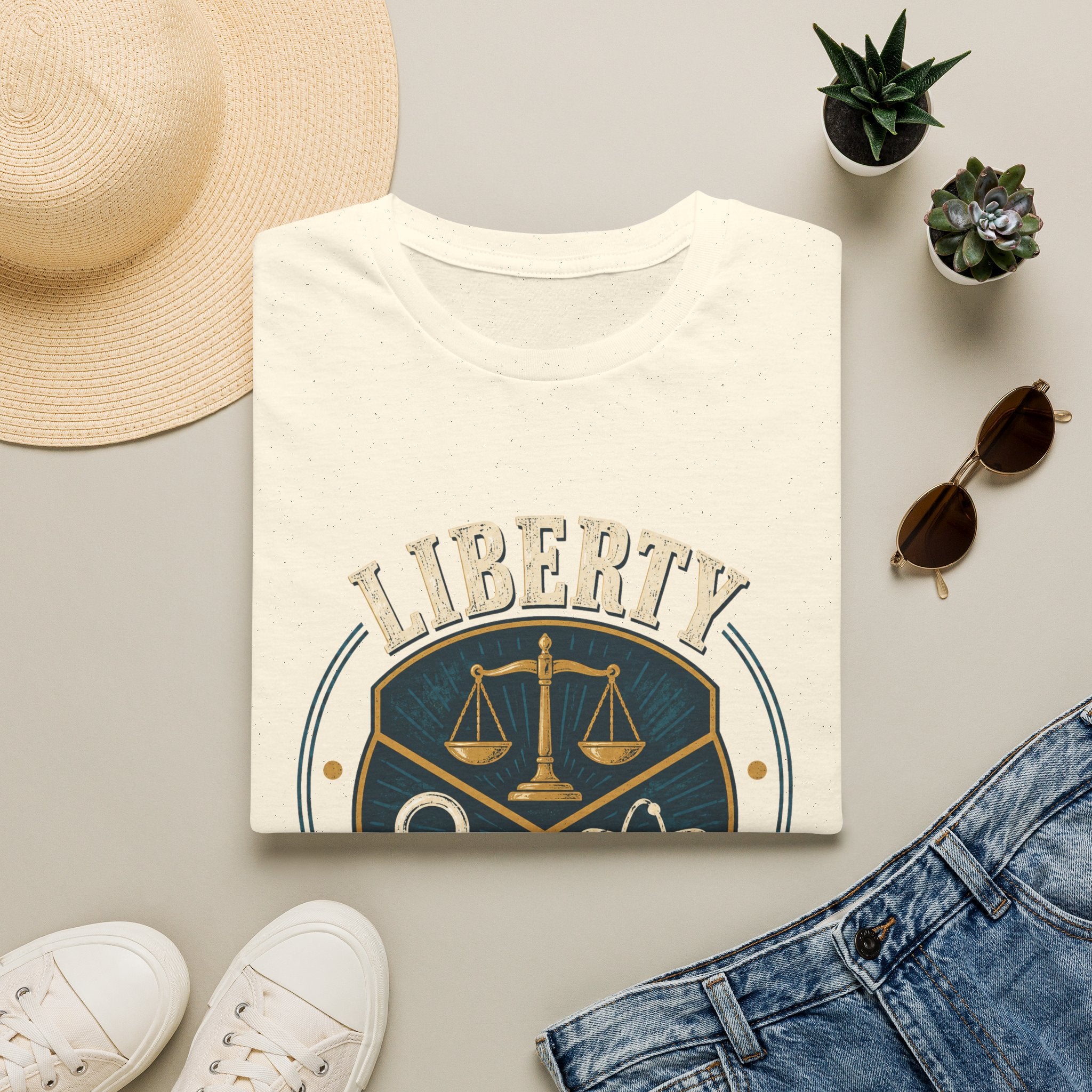Liberty Scales T-Shirt — Equality • Reality Graphic Tee
