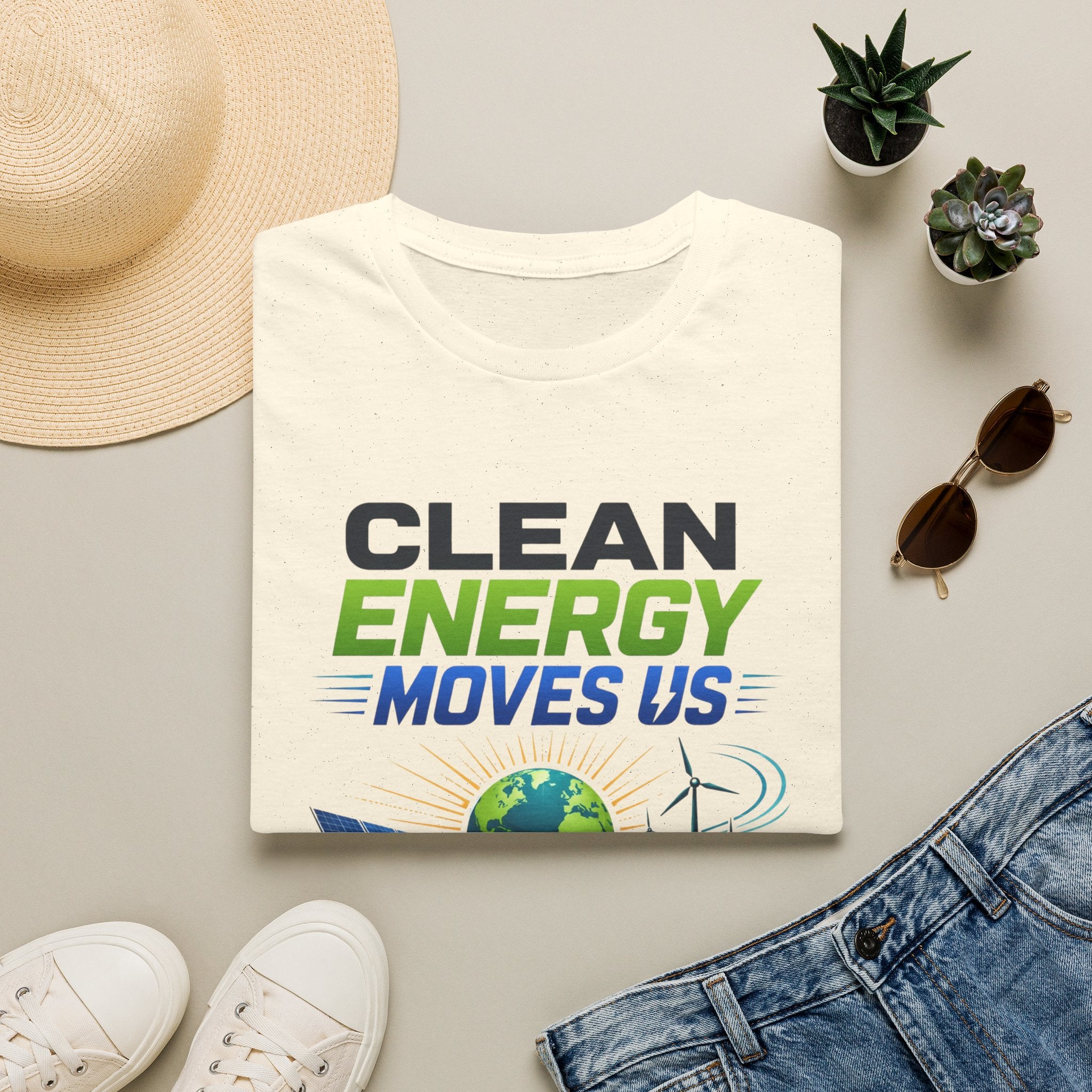 Clean Energy Moves Us T‑Shirt