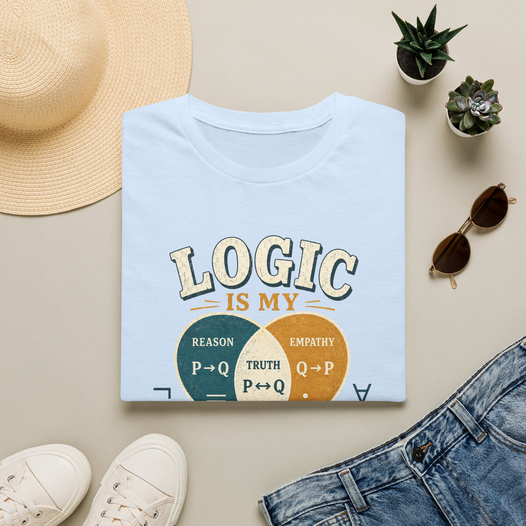 Logic Is My Love Language T-Shirt — Venn Diagram Math Humor Tee