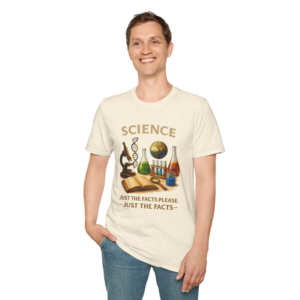 Science Graphic T-Shirt — 'Science: Just the Facts, Please' Casual Tee
