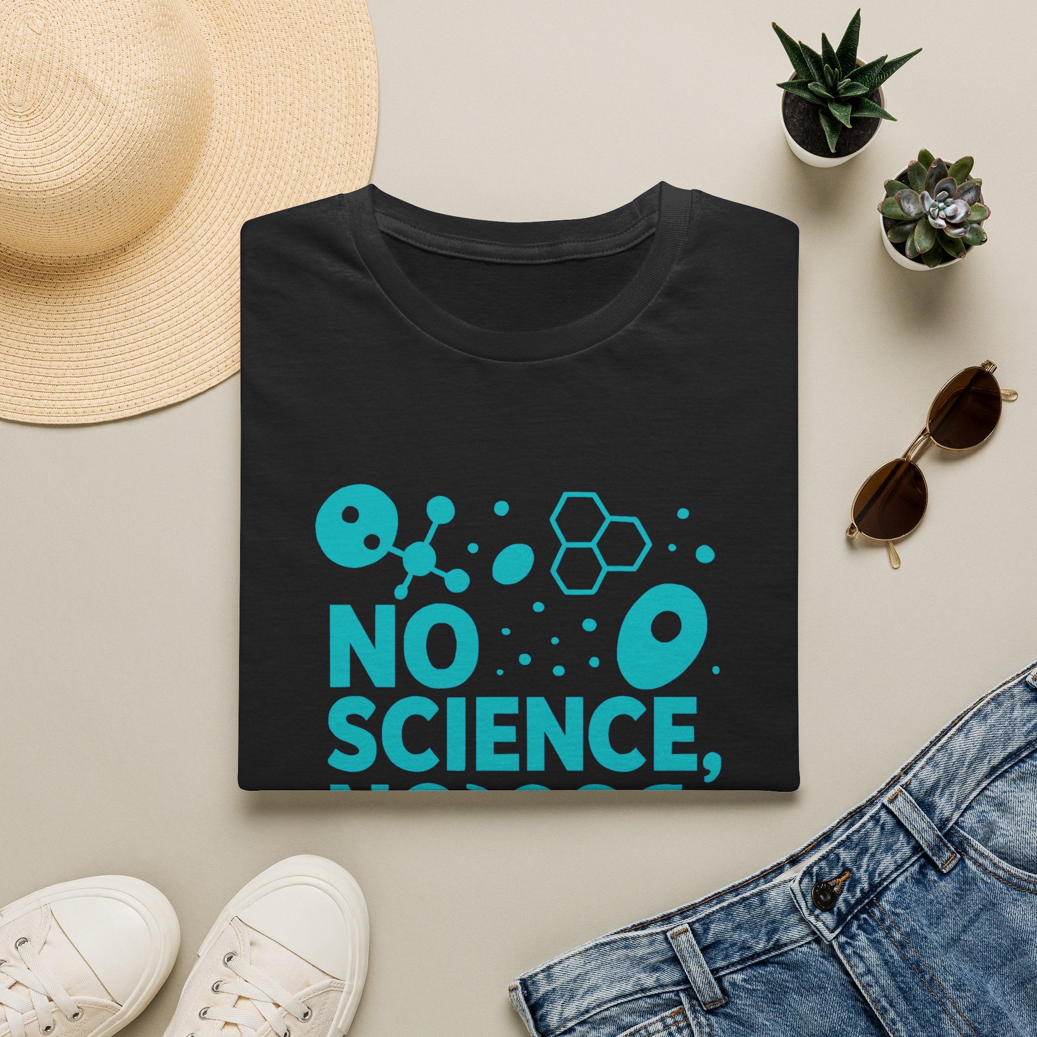 Science Lover T‑Shirt — "No Science, No Future" Graphic Tee