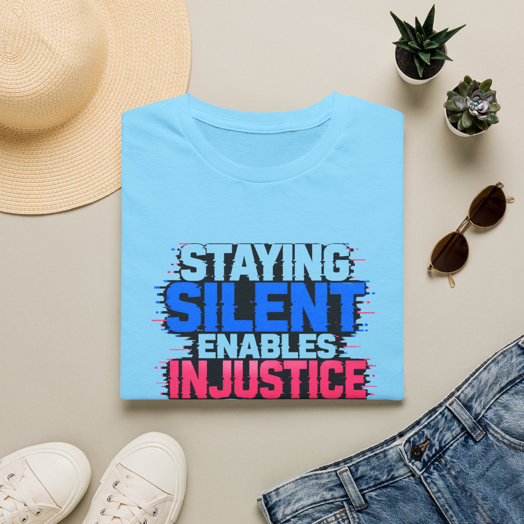 Staying Silent Enables Injustice T-Shirt — Activist Message Tee