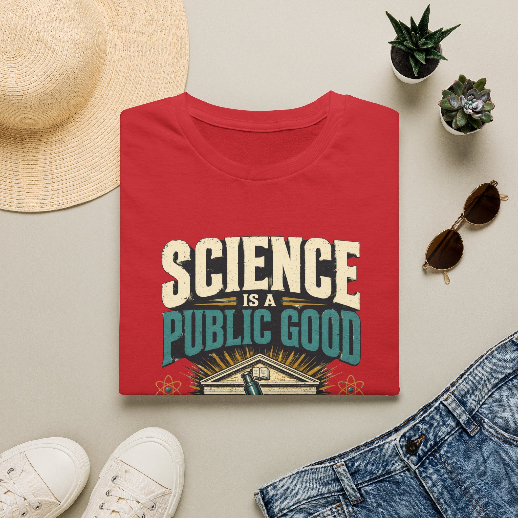 Science Is a Public Good T‑Shirt — Retro STEM Advocacy Tee