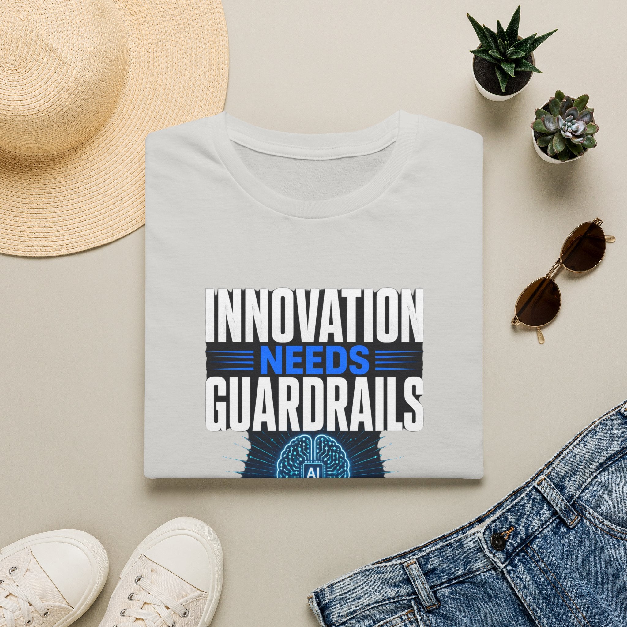 Innovation Needs Guardrails T-Shirt — AI Ethics & Responsible Tech Tee