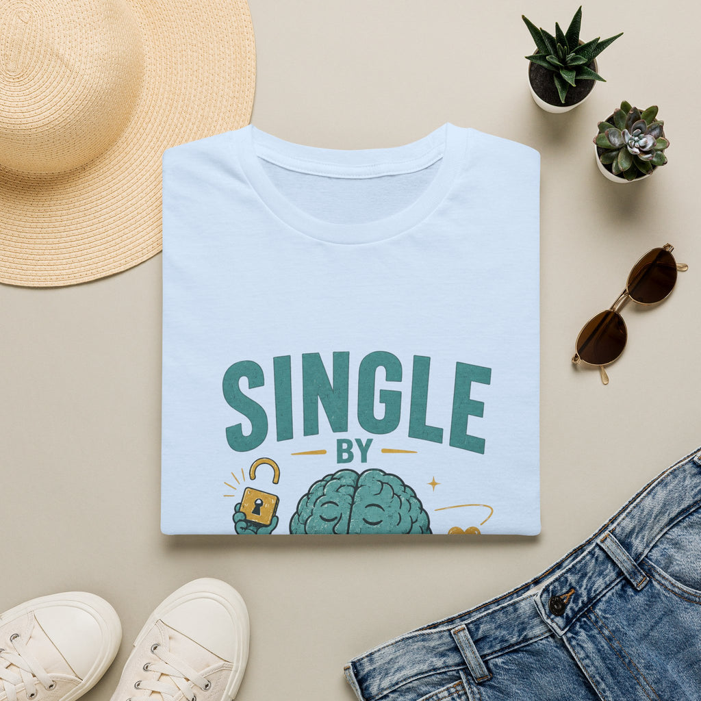 Single By Reason T-Shirt — Funny Single Brain Graphic Tee