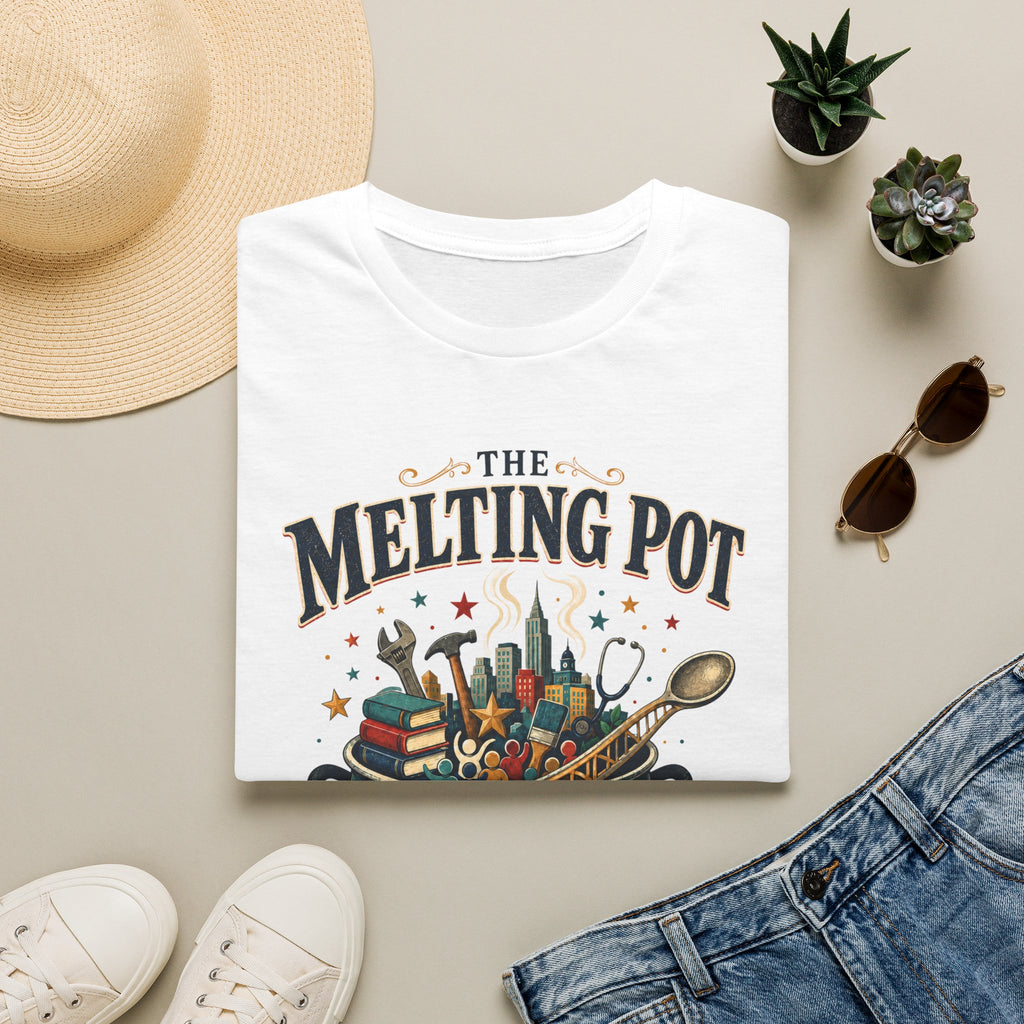 T-Shirt — "The Melting Pot Still Works" Multicultural Unity Tee