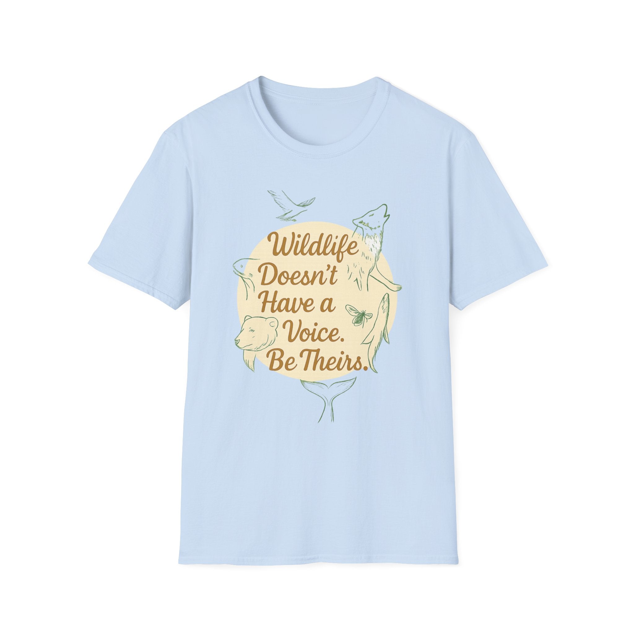 Wildlife Doesn't have a Voice Unisex Softstyle T-Shirt