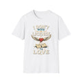 I Don't Need a License to Love T-Shirt — Vintage Winged Heart Graphic Tee