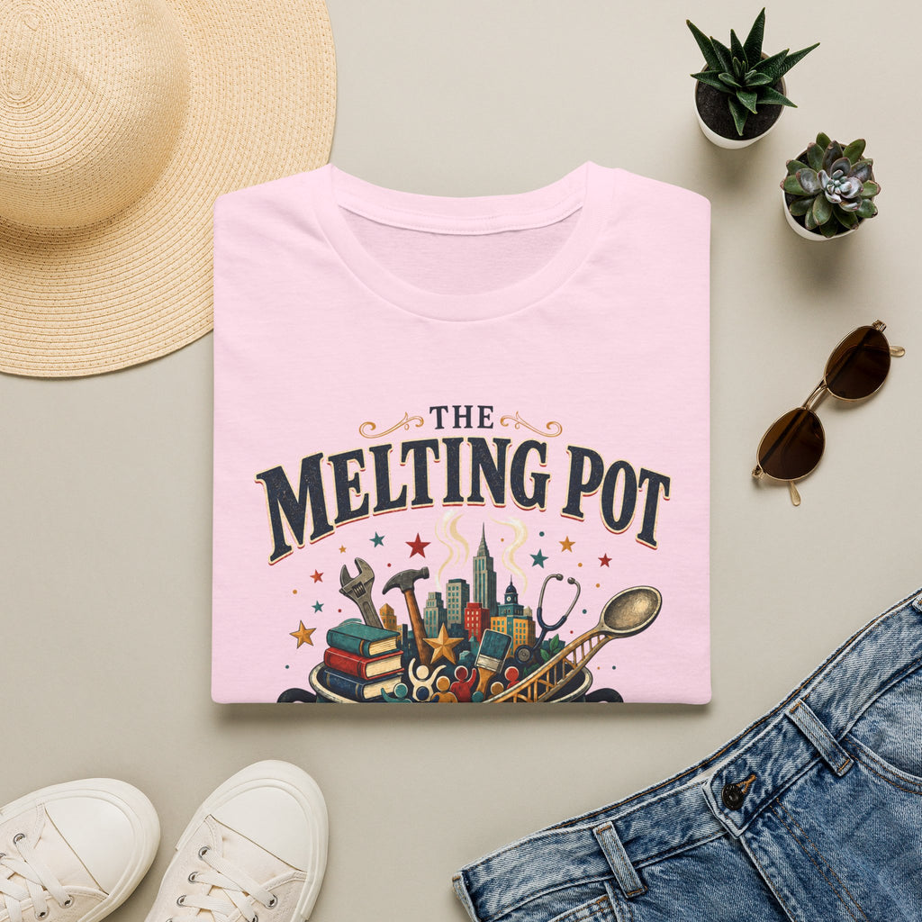 T-Shirt — "The Melting Pot Still Works" Multicultural Unity Tee