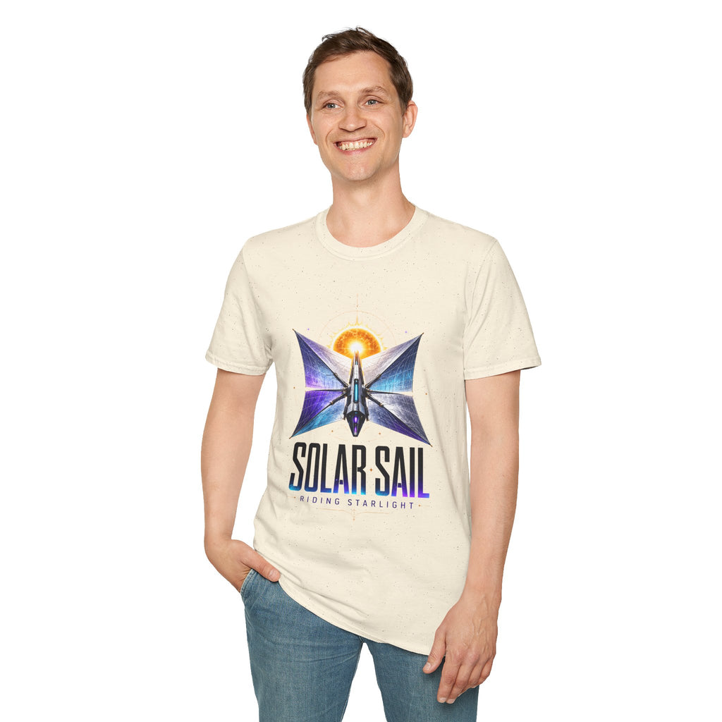 Solar Sail T‑Shirt — Spacecraft Butterfly Graphic ("Solar Sail")
