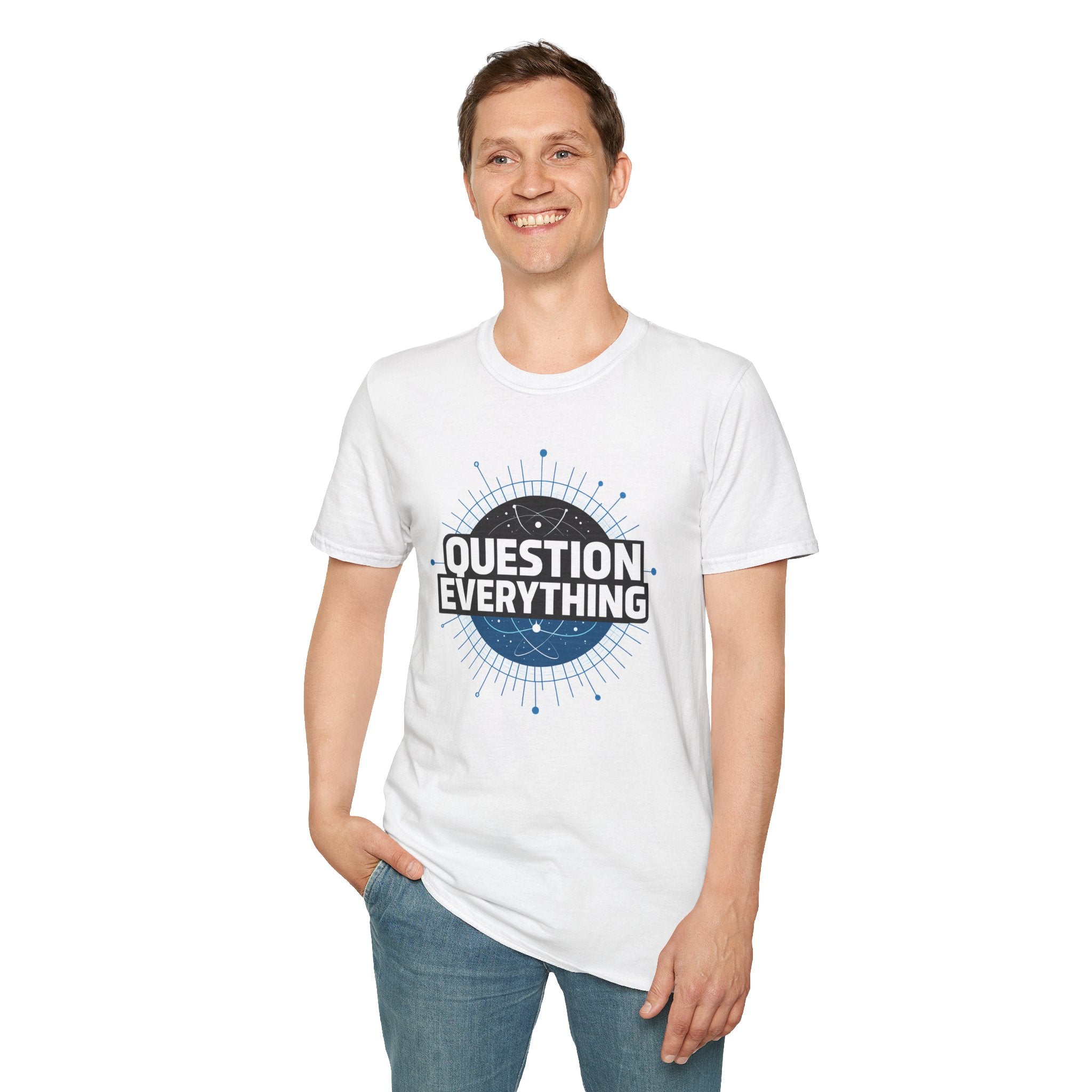 Question Everything T-Shirt — Skeptic Science Graphic Tee