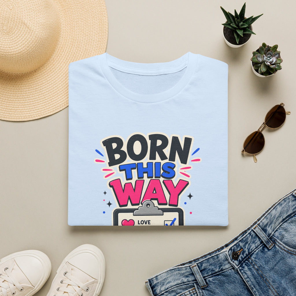 Born This Way T-Shirt — Pride LGBTQ+ Checklist Graphic Tee