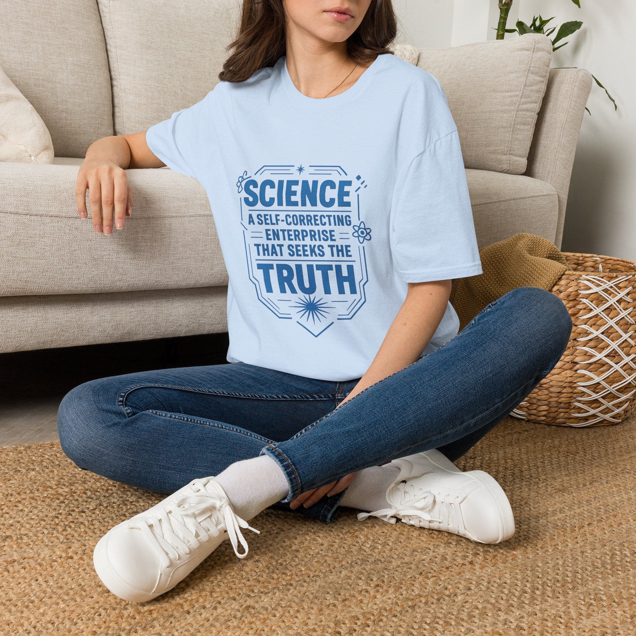 Science T-Shirt — “Science: A Self-Correcting Enterprise That Seeks the Truth”