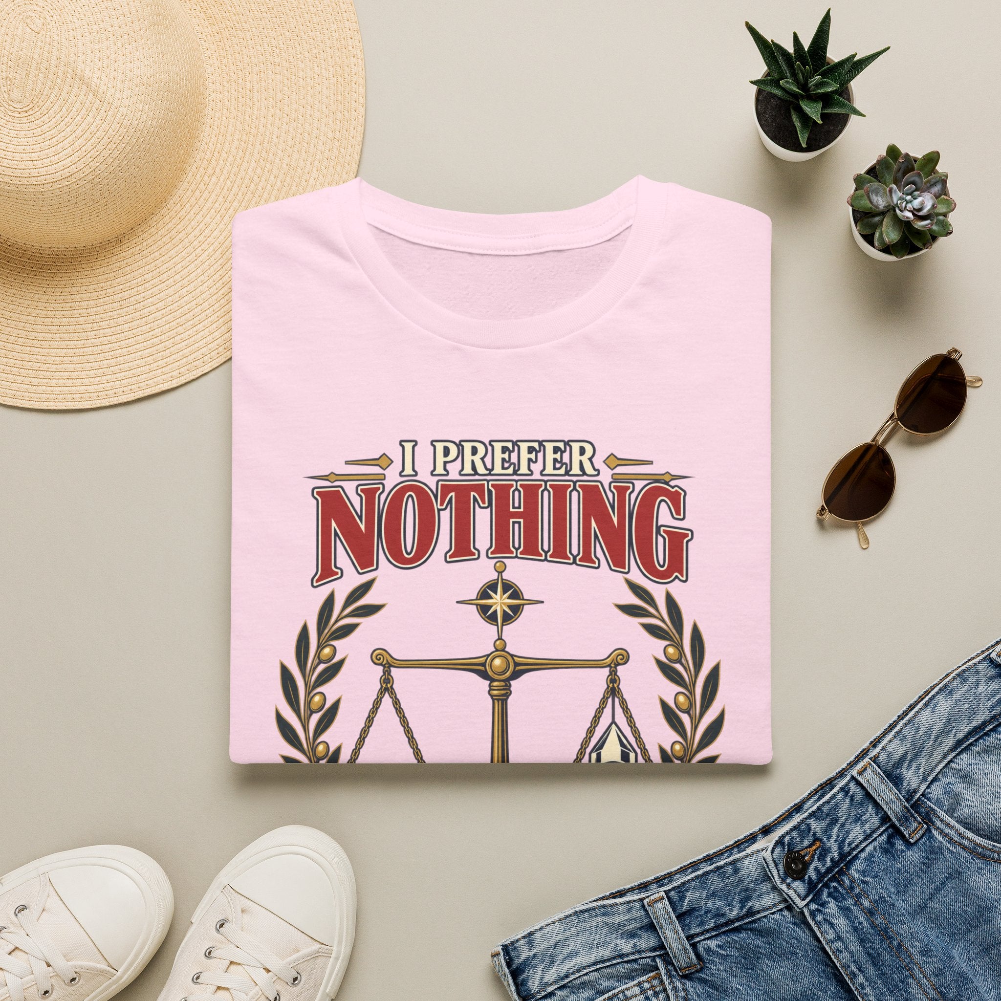 "I Prefer Nothing True" Scales Design (Justice/Legal Humor)
