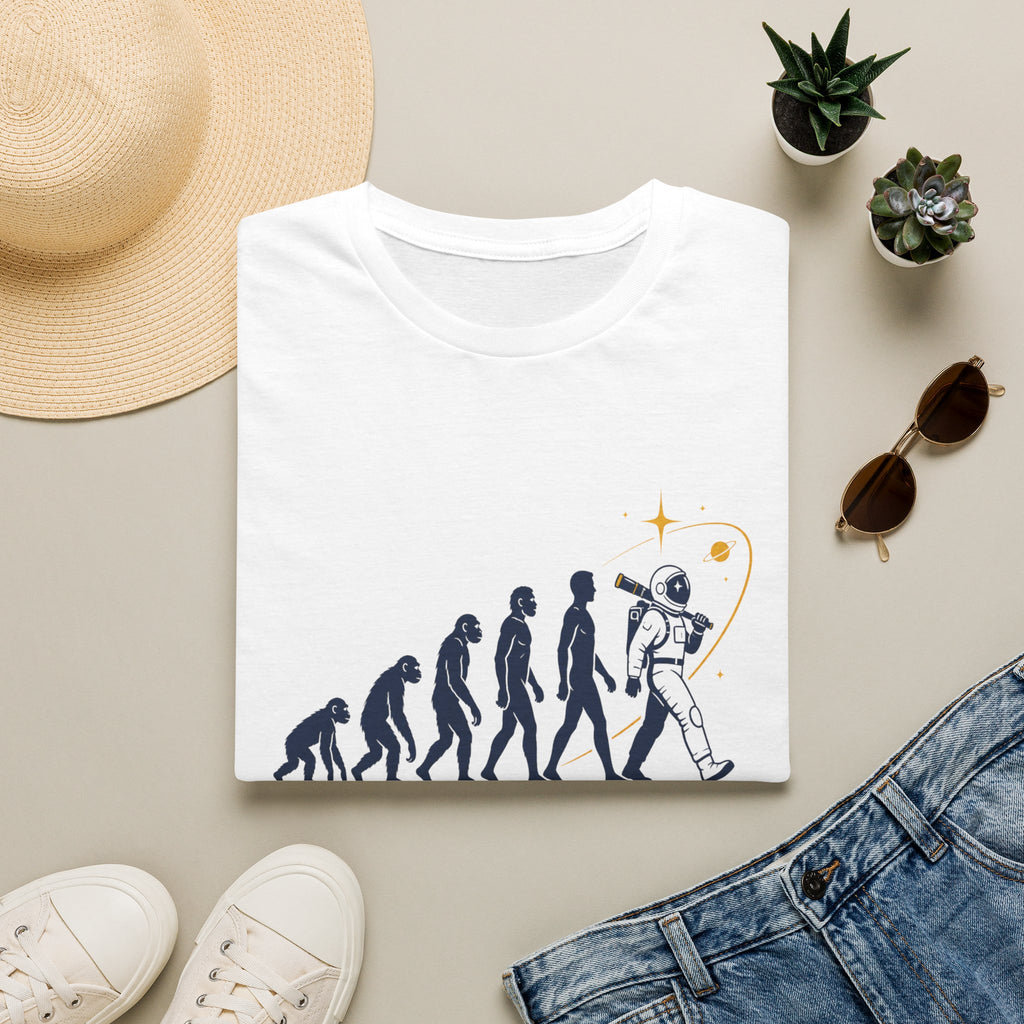 Evolution to Astronaut T-Shirt — Funny Space Exploration Tee