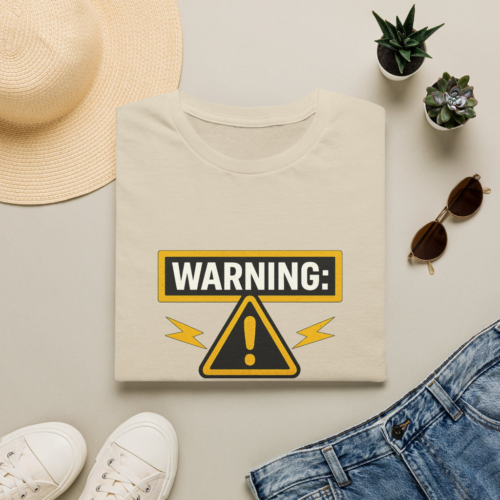 Warning: Highly Reactive Element T-Shirt — Funny Science Hazard Graphic Tee
