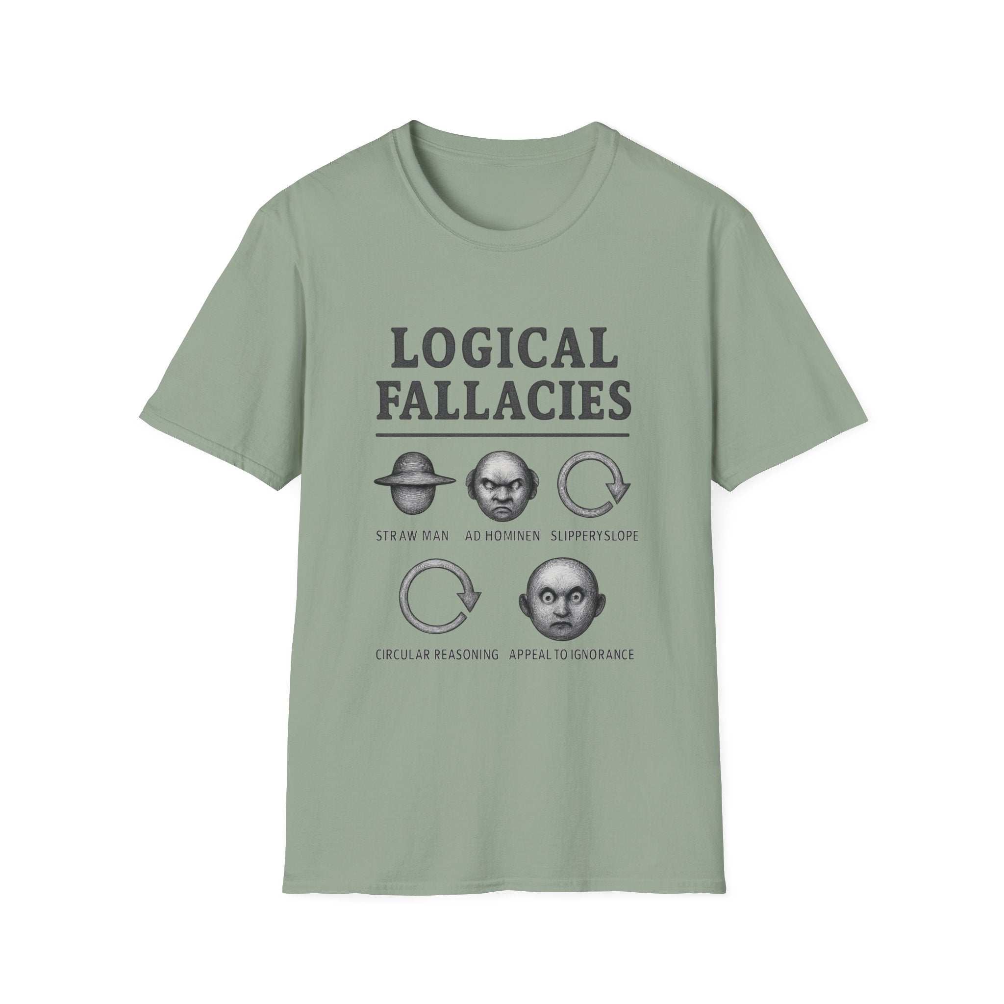 Logical Fallacies Unisex Softstyle T-Shirt