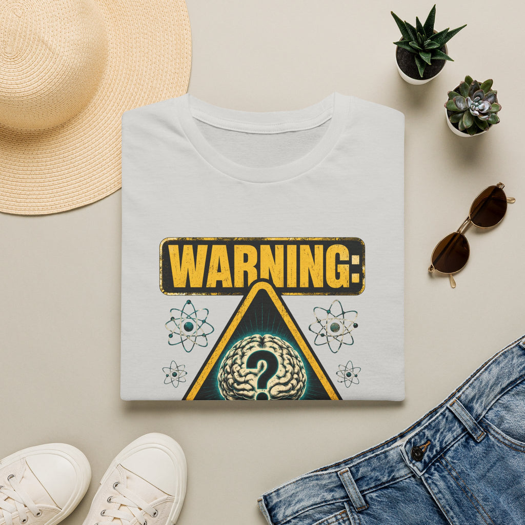 "WARNING: May Contain Critical Thinking" Graphic Tee
