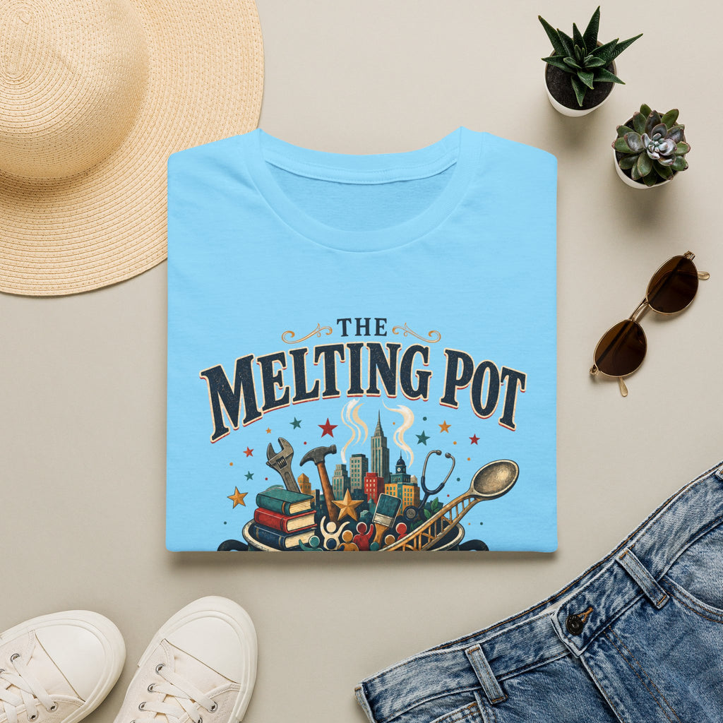T-Shirt — "The Melting Pot Still Works" Multicultural Unity Tee