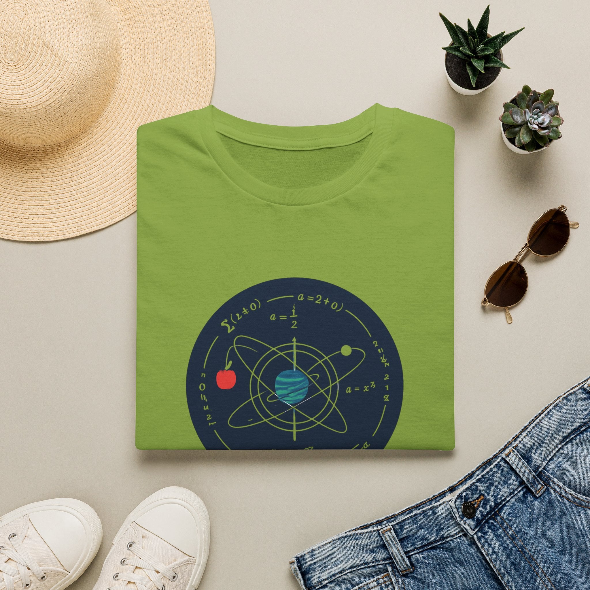 Science Atom Graphic T-Shirt — "Reality Needs No Myth" Tee