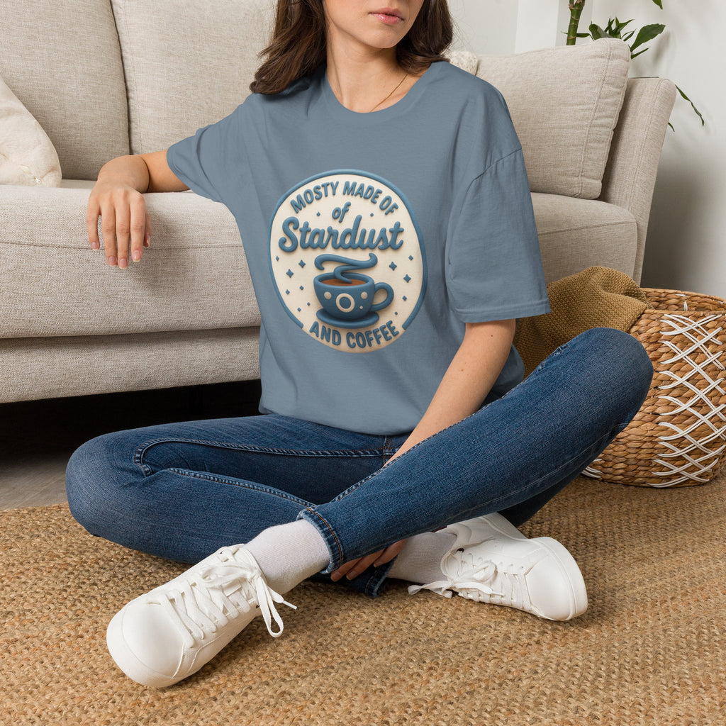Stardust & Coffee T-Shirt – "Mostly Made of Stardust" Retro Graphic Tee