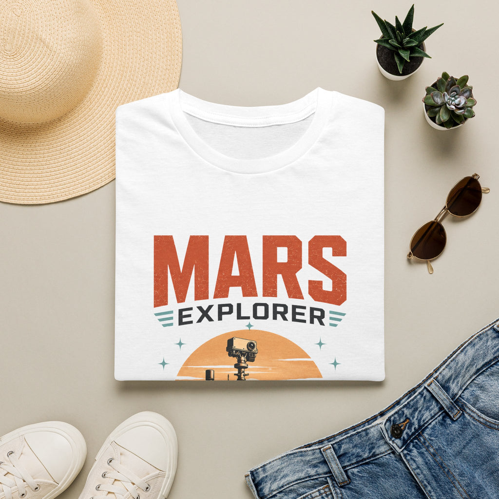 Mars Explorer T-Shirt — Retro Space Rover Graphic Tee
