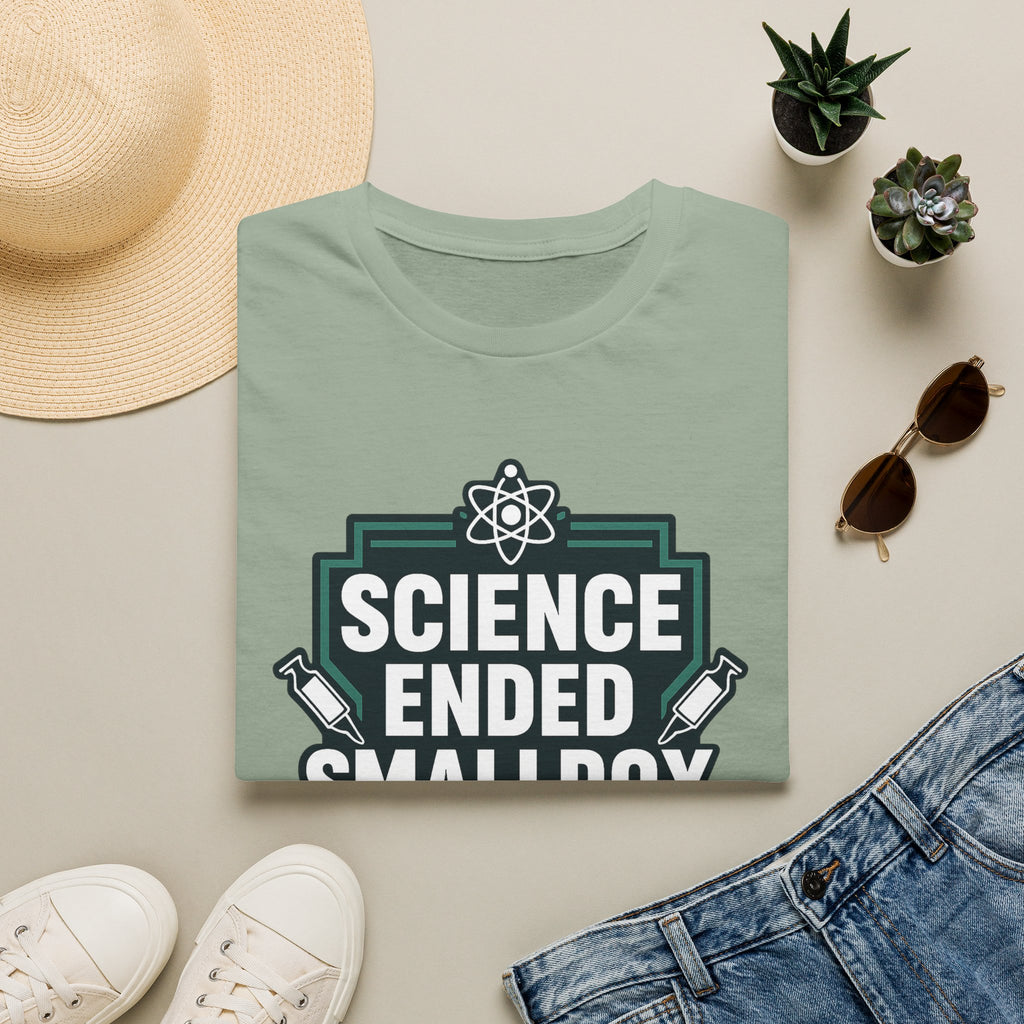 Science Ended Smallpox T-Shirt — Retro Science Graphic Tee