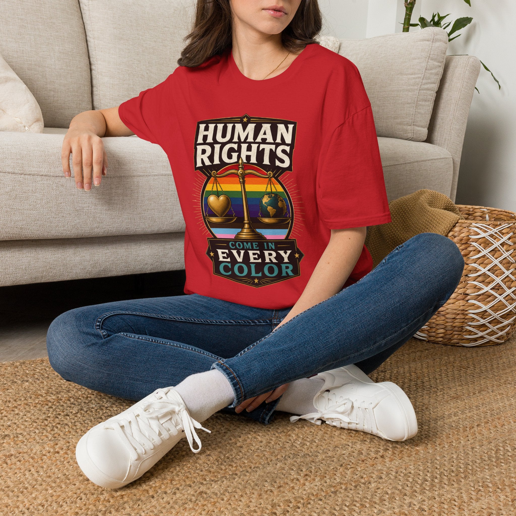 Human Rights T-Shirt — Love in Every Color LGBTQ+ Pride Tee