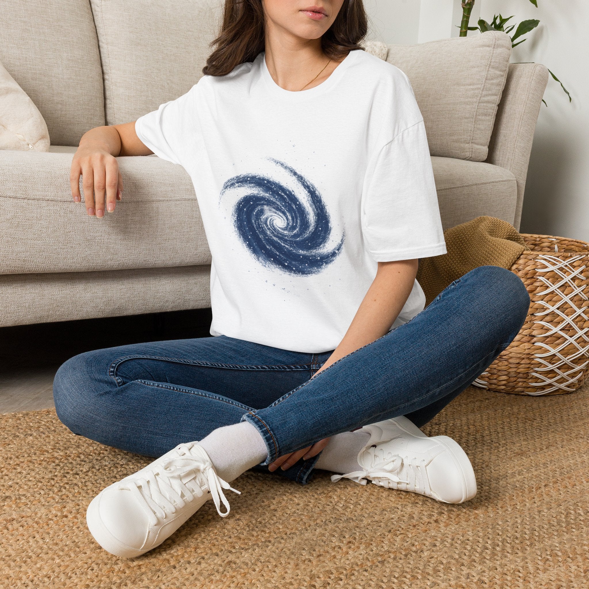 Galaxy Swirl T-Shirt — Cosmic Spiral Tee