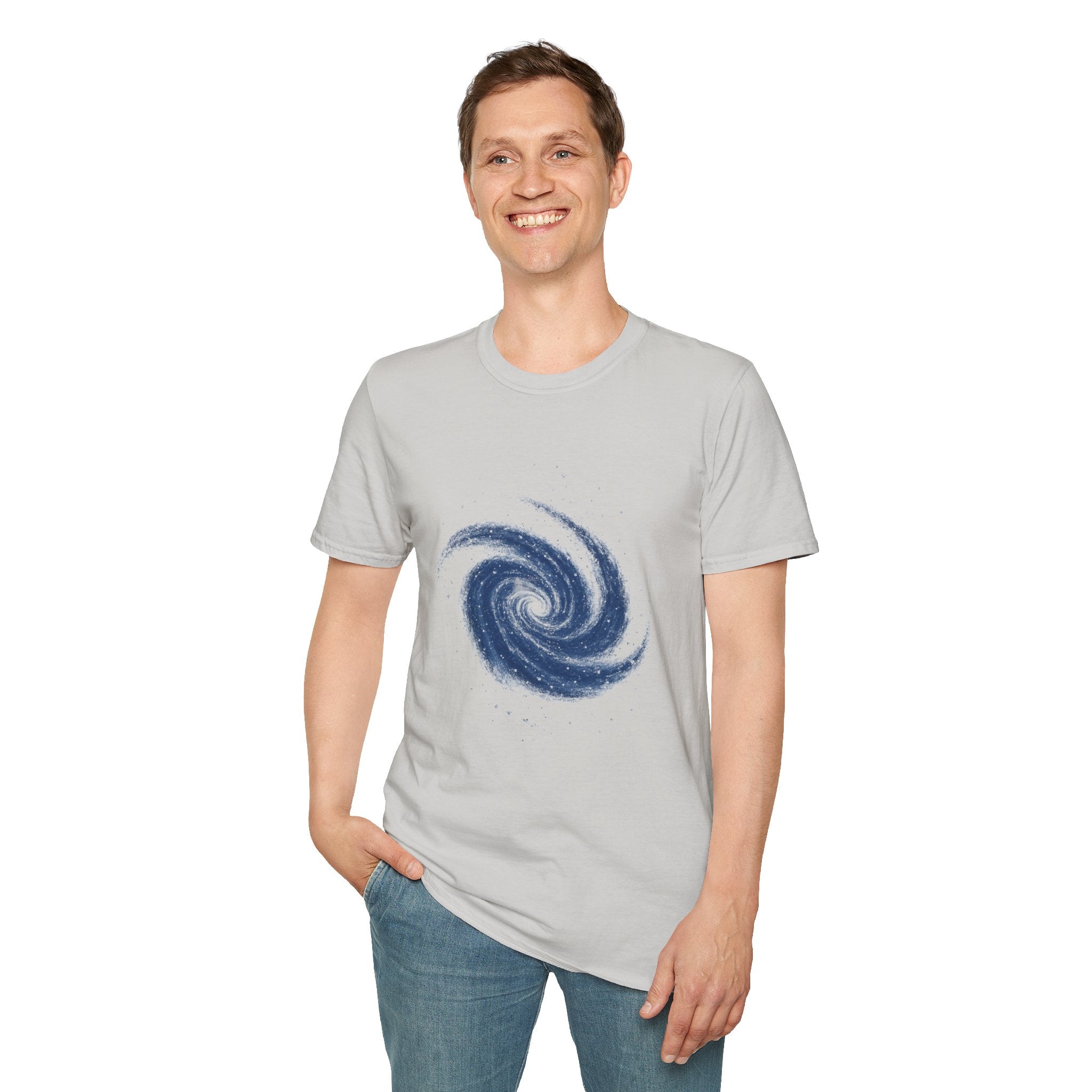 Galaxy Swirl T-Shirt — Cosmic Spiral Tee