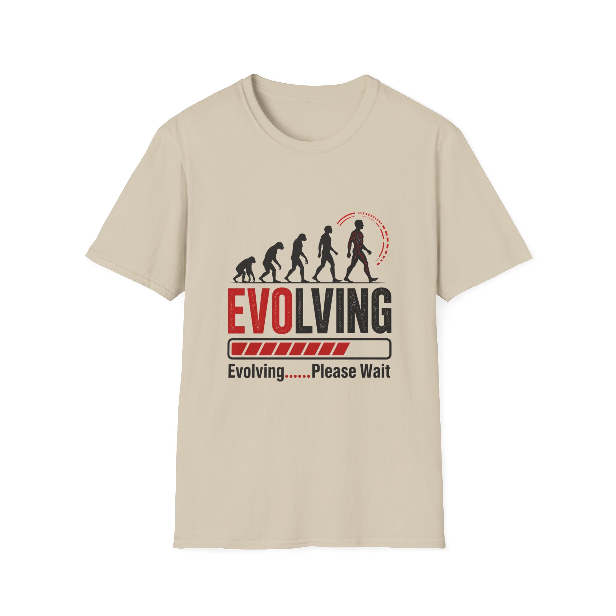 Evolving Please Wait Unisex Softstyle T-Shirt