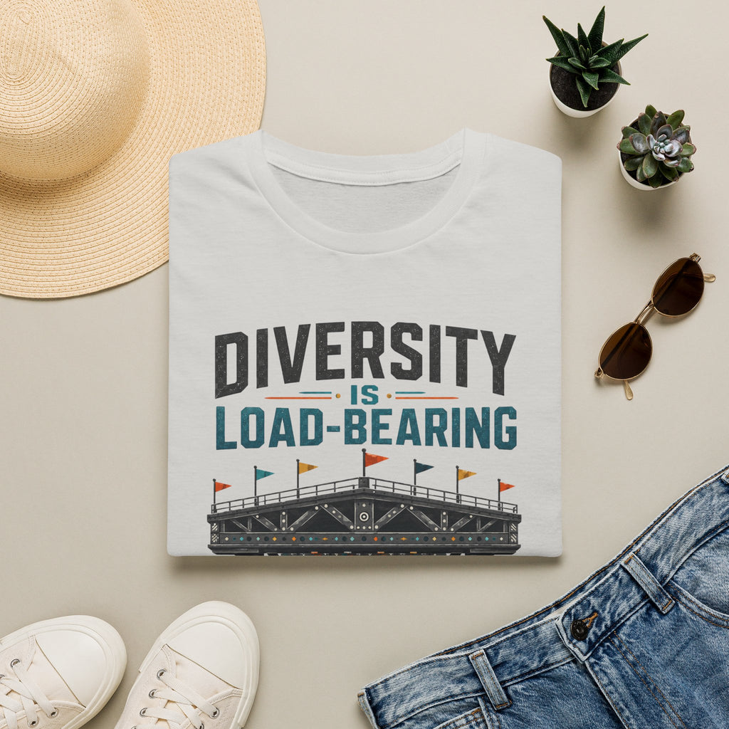 Diversity Is Load-Bearing T-Shirt — Inclusive Strength Graphic Tee