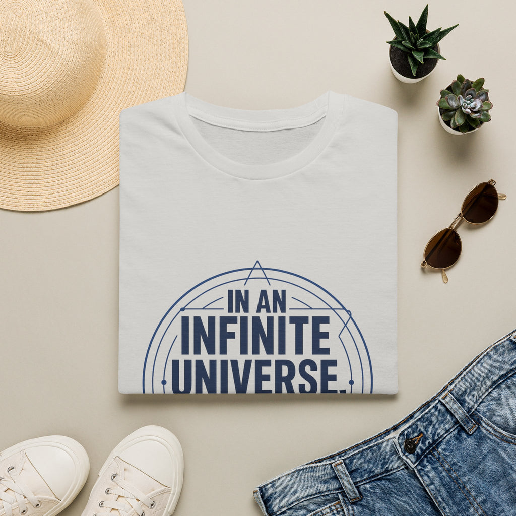 Infinite Universe T-Shirt — "In an Infinite Universe, Anything Is Possible" Inspirational Tee