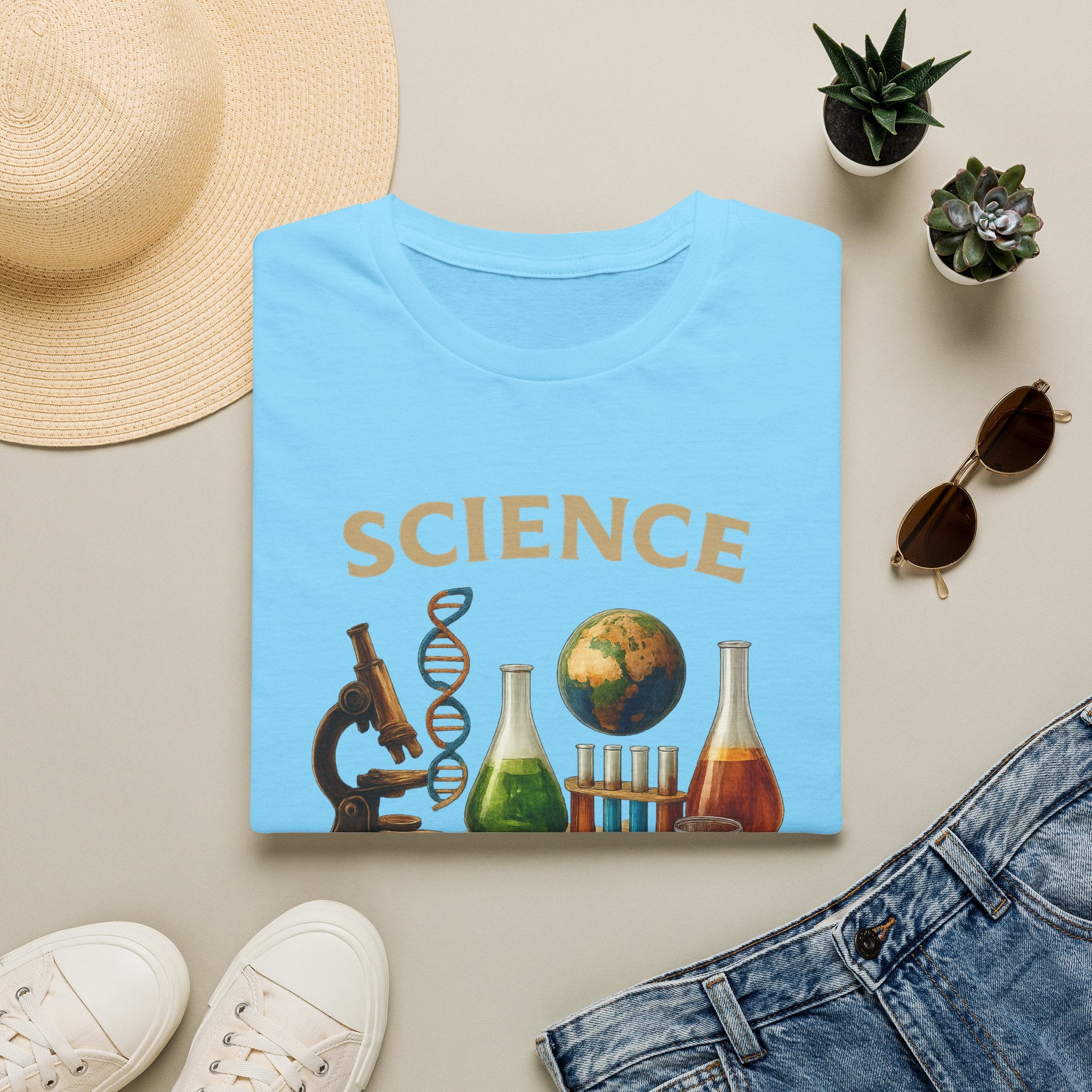 Science Graphic T-Shirt — 'Science: Just the Facts, Please' Casual Tee
