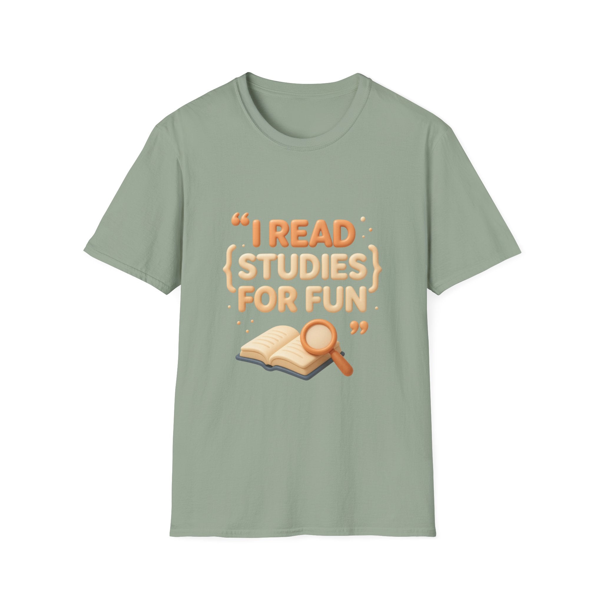 I Read Studies for Fun Unisex Softstyle T-Shirt