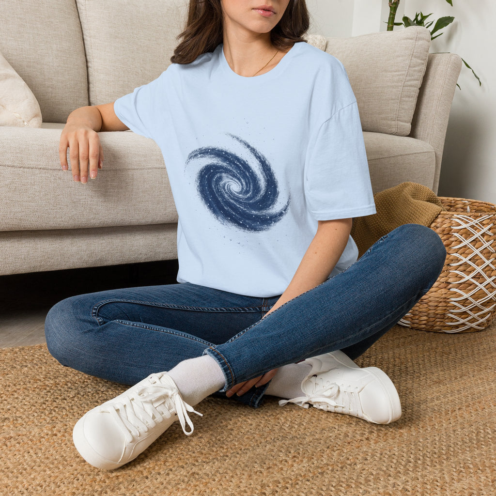 Galaxy Swirl T-Shirt — Cosmic Spiral Tee