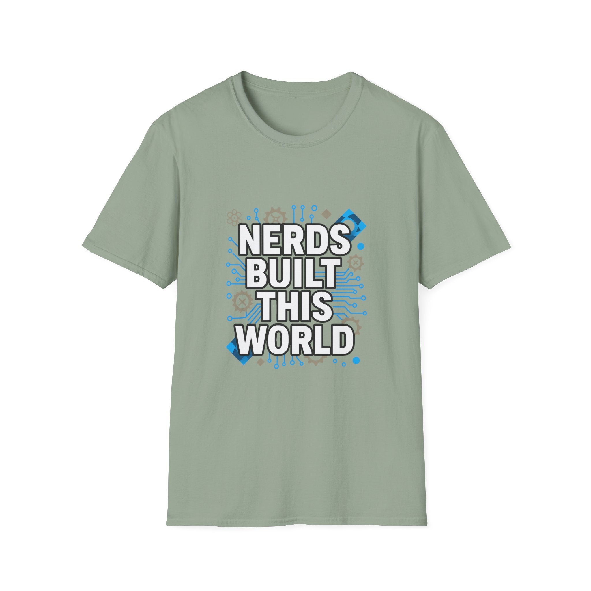 Nerds Built this World Unisex Softstyle T-Shirt