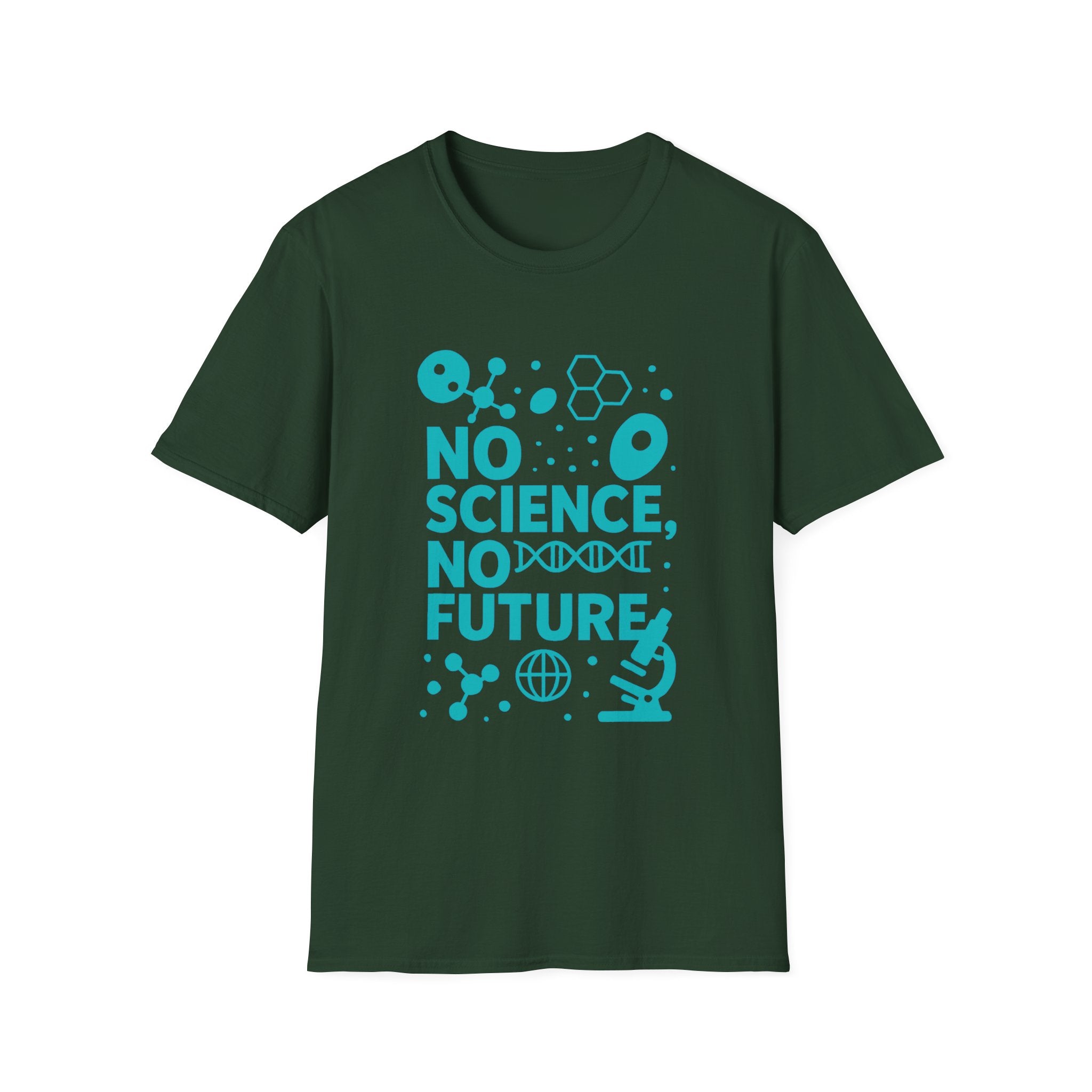 No Science No Future Unisex Softstyle T-Shirt
