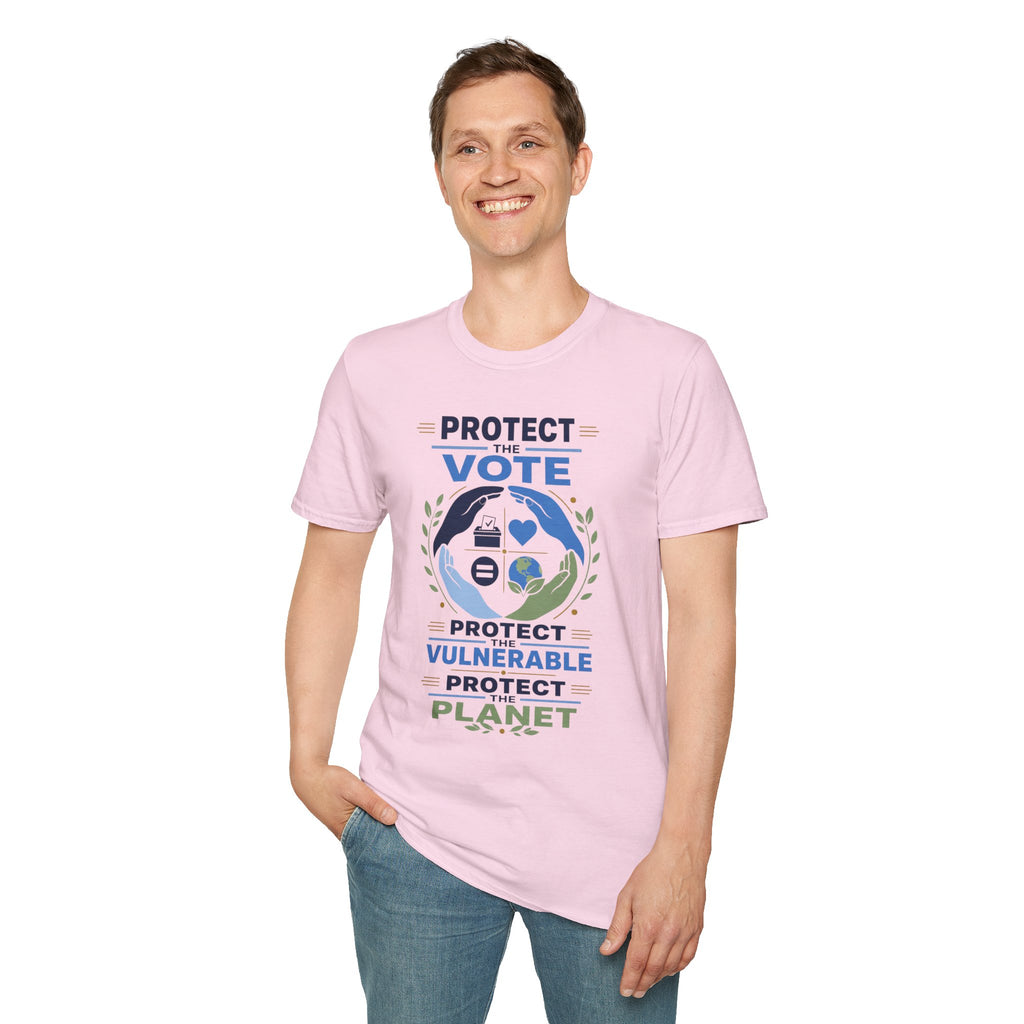 Protect the Vote T-Shirt — Voter Rights & Planet Protection Tee