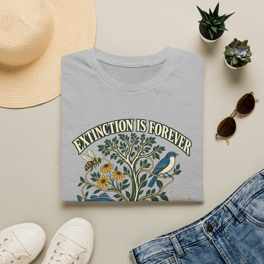 "Extinction Is Forever" Nature Conservation Graphic Tee