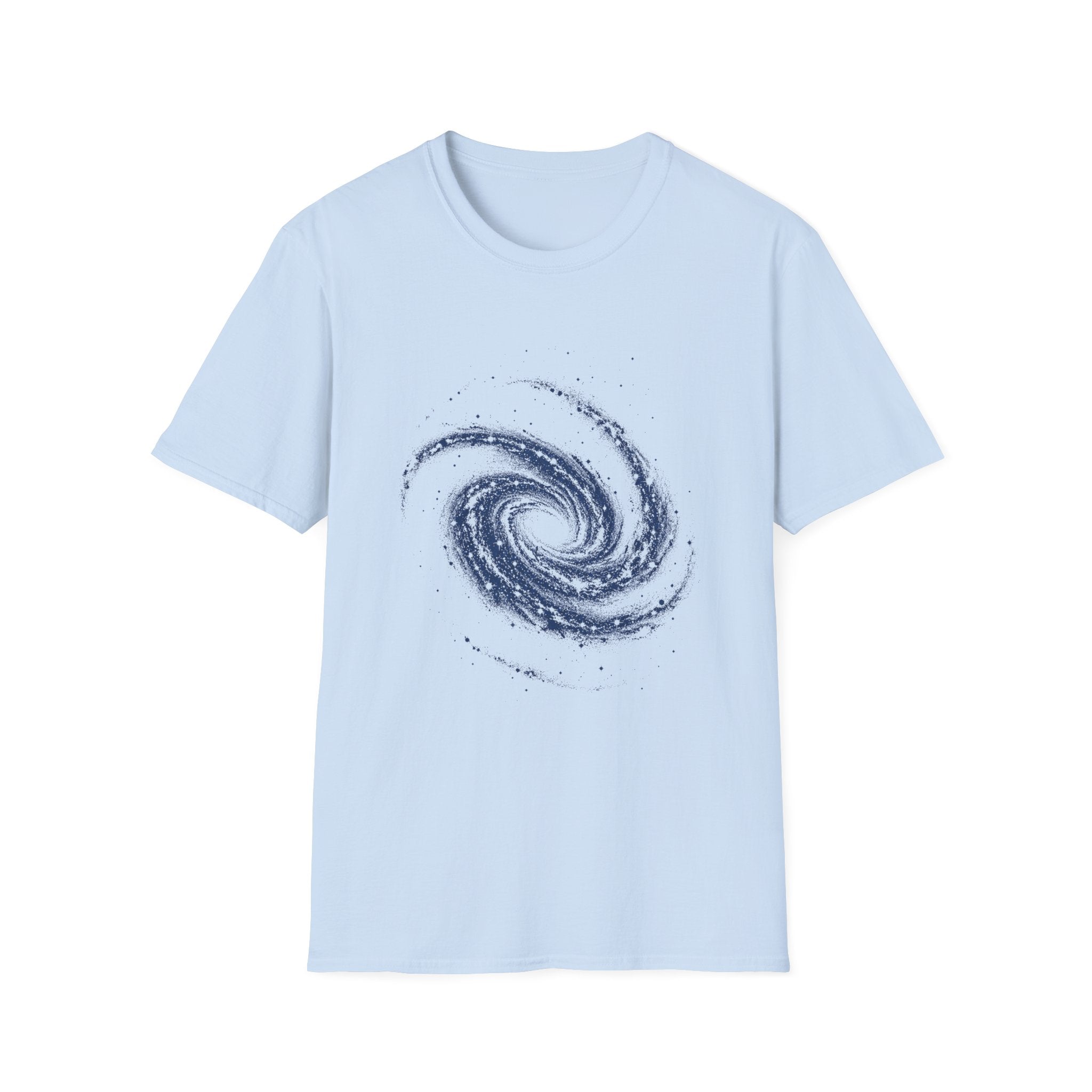 Spiral Galaxy image Unisex Softstyle T-Shirt