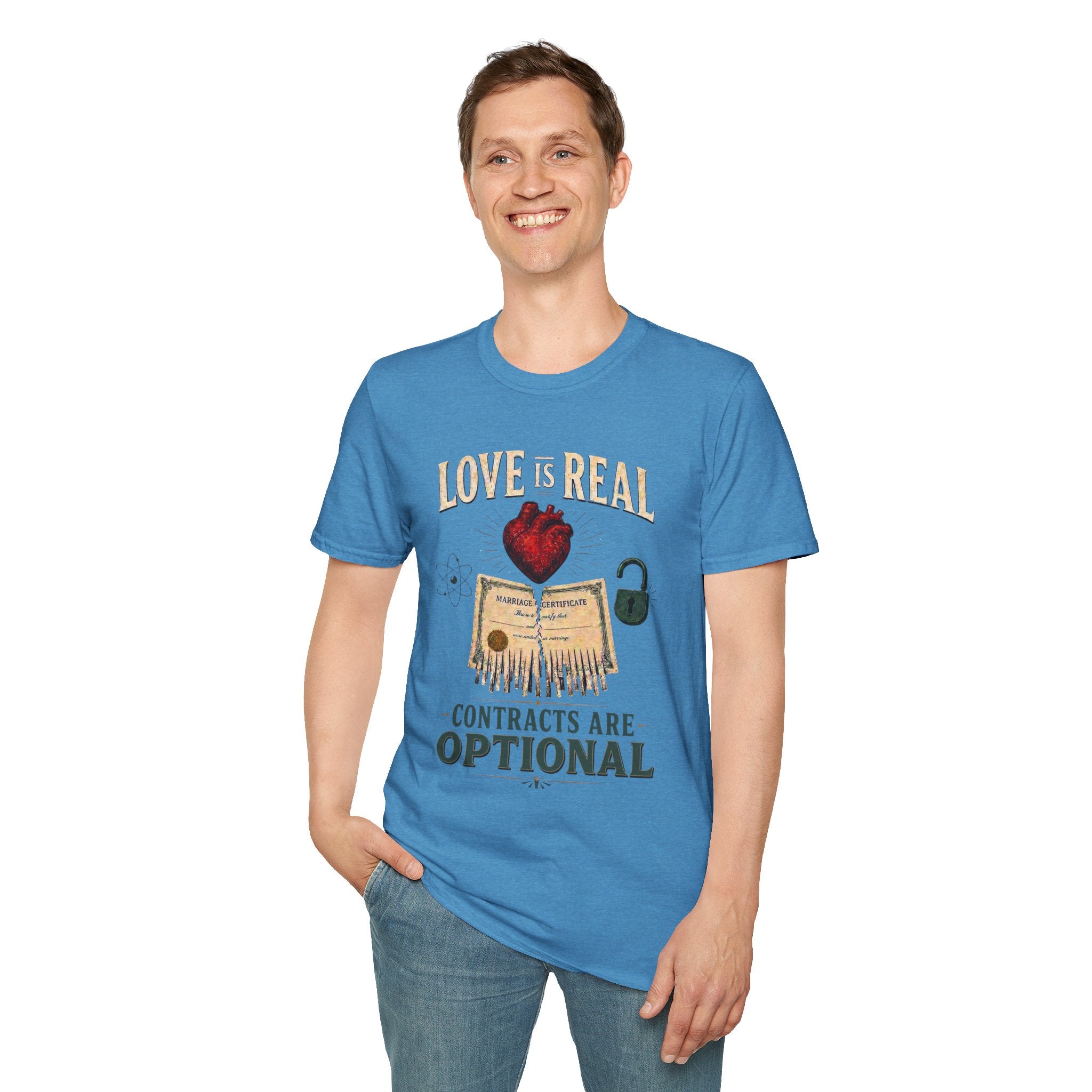 Love Is Real, Contracts Are Optional Graphic Tee