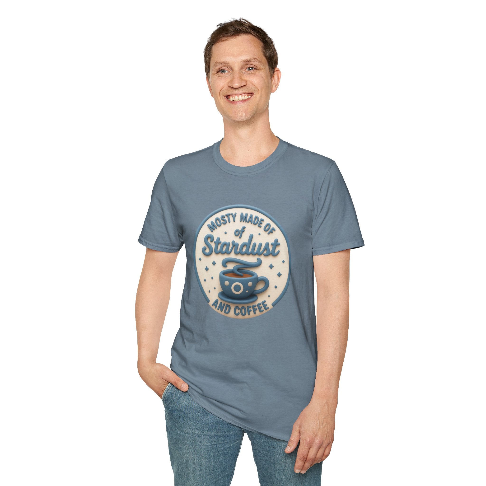 Stardust & Coffee T-Shirt – "Mostly Made of Stardust" Retro Graphic Tee