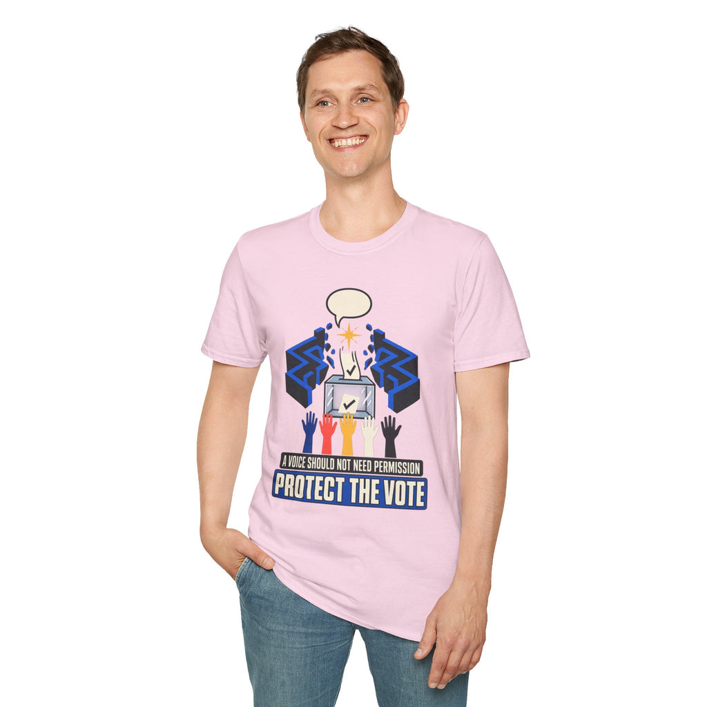 Protect the Vote Graphic T-Shirt — Voter Rights / Civic Engagement Tee