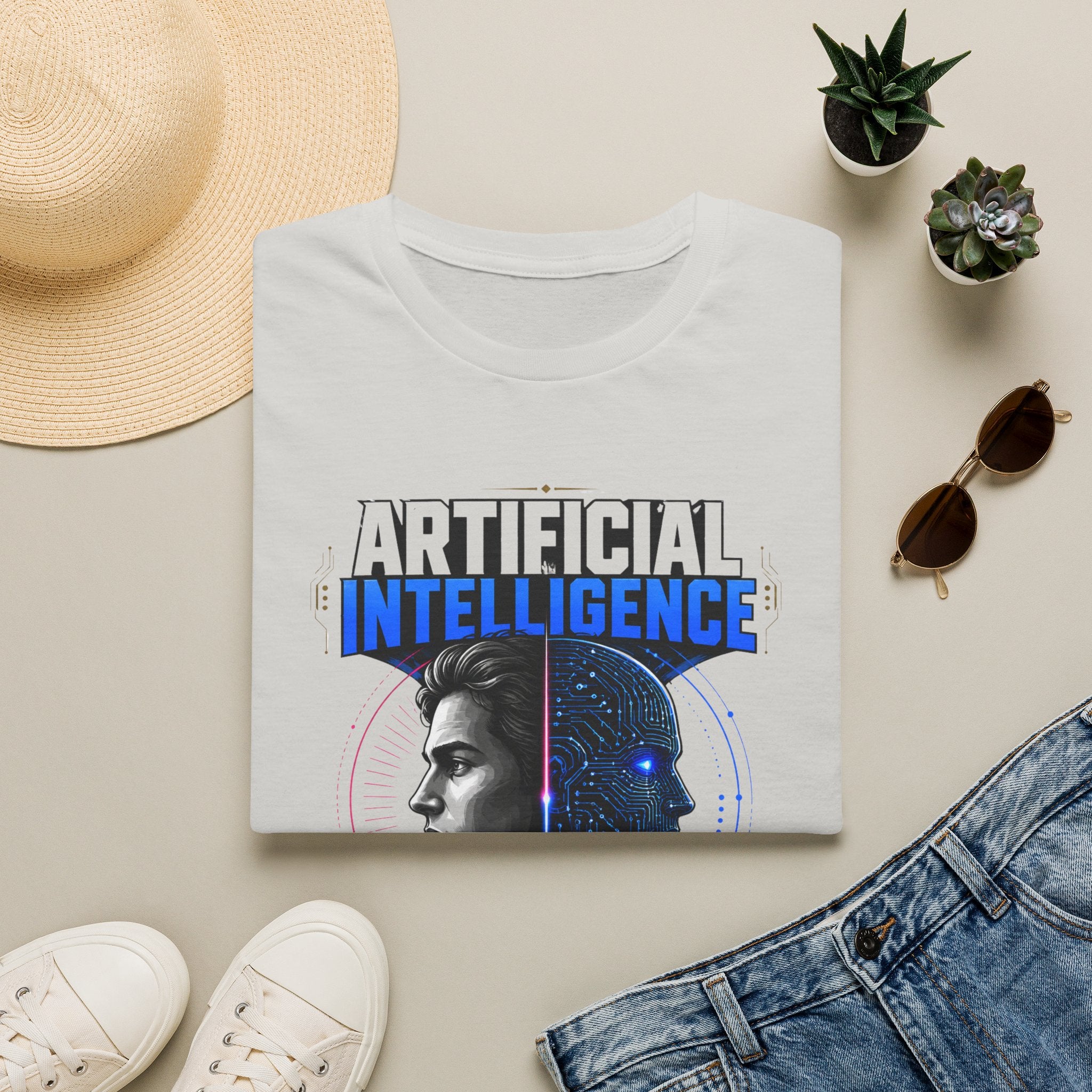 Artificial Intelligence T-Shirt — Futuristic Tech Graphic Tee