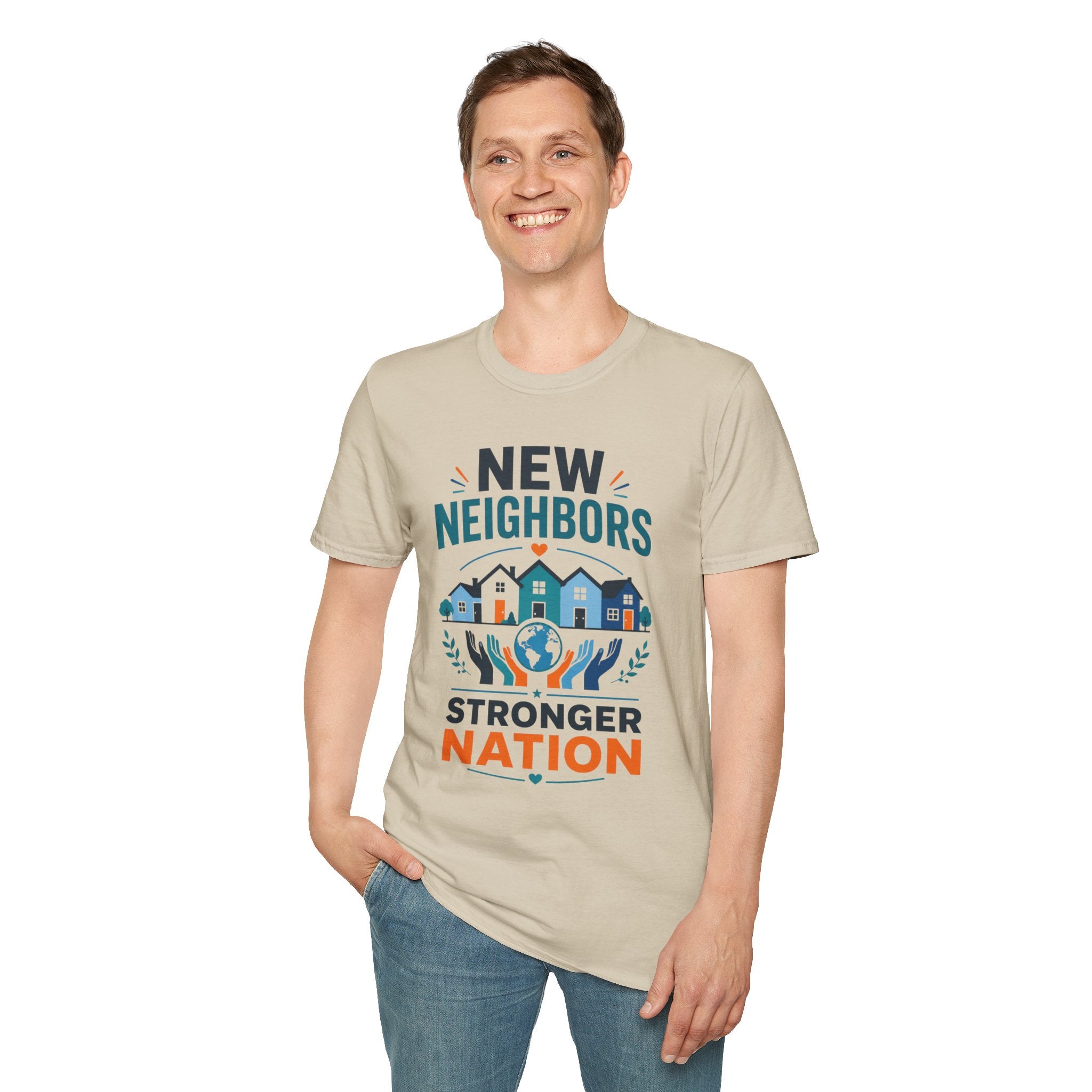 New Neighbors T-Shirt — Neighborhood Welcome & Community Unity Tee