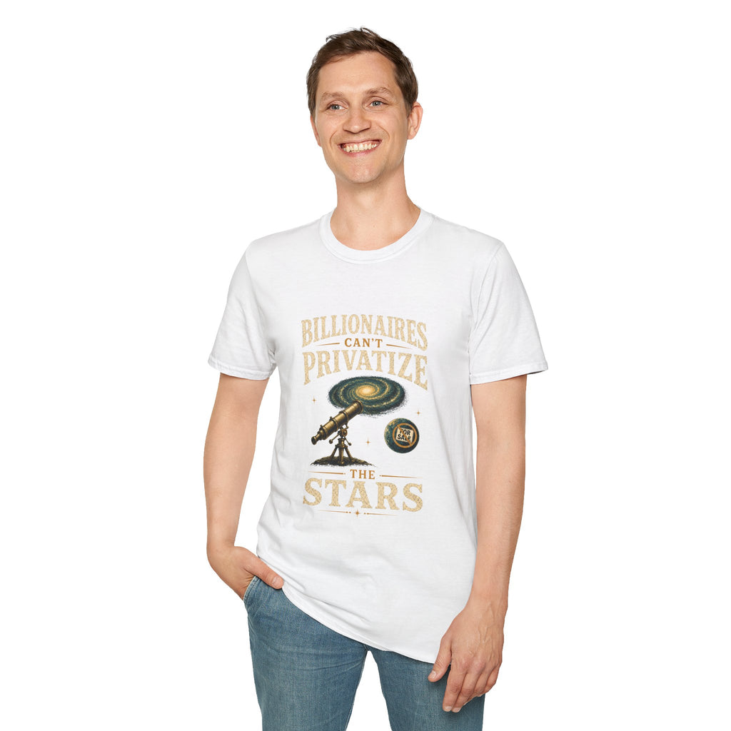 "Billionaires Can't Privatize the Stars" Graphic Tee