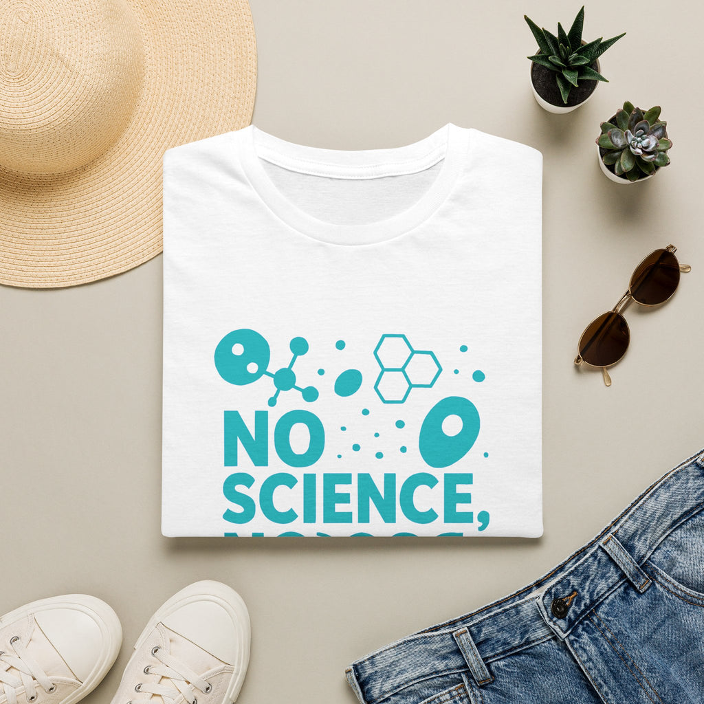 Science Lover T‑Shirt — "No Science, No Future" Graphic Tee