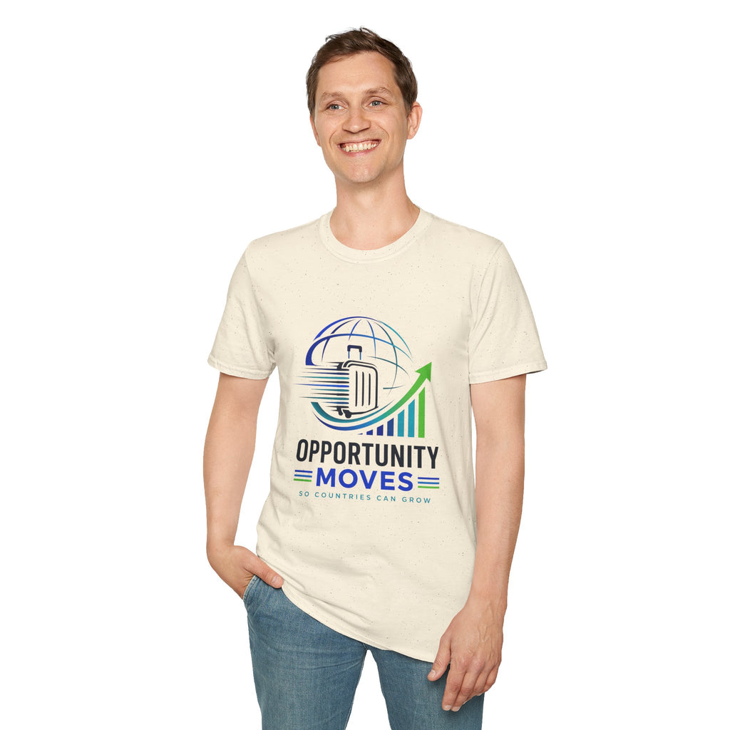 Opportunity Moves T-Shirt — Travel & Business Growth Tee
