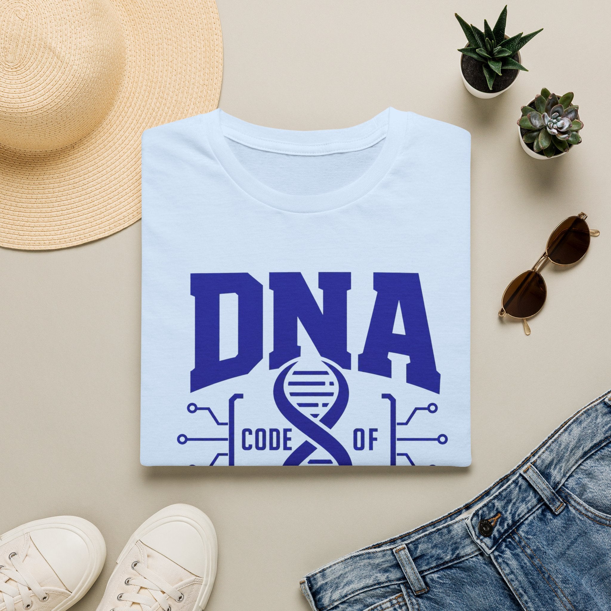 DNA Code of Life T-Shirt — Genetics Science Graphic Tee